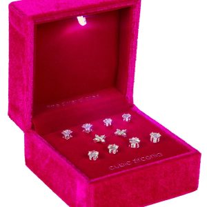 5 Pair of Silver Plated Stud Earrings