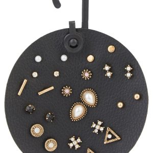 12 Pk Studded Earrings