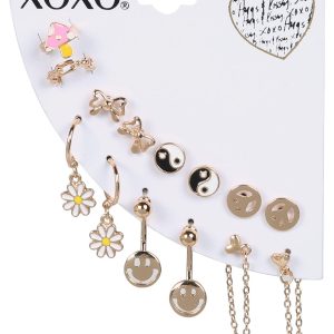 7 Pk Assorted Earrings