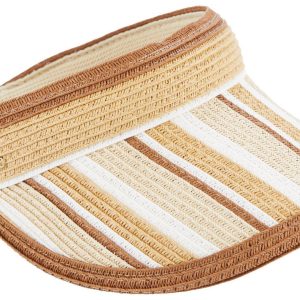 Women'a Woven Stripe Visor