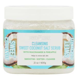 21 oz Cleansing Sweet Coconut Salt Scrub