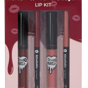 4 Pk True Matte Lip Kit
