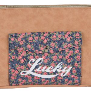 Faux Leather Cosmetic Bag