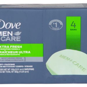 4 Pk Extra Fresh Body & Face Bar