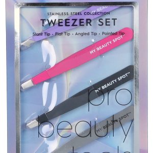 4 Pk Tweezer Set