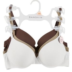 Women's 3 Pk Underwire Push Up Bras