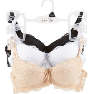 Women's 3 Pk Extreme Push-Up Bras