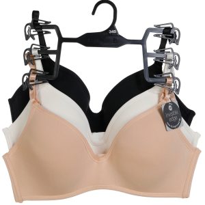 Women's 3 Pk Invisible Edge Bras