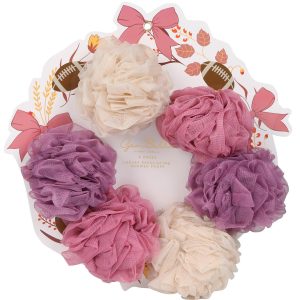 6 Pk Luxury Shower Sponge Loofah