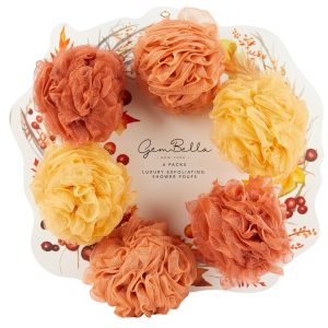 6 Pk Luxury Shower Sponge Loofahs