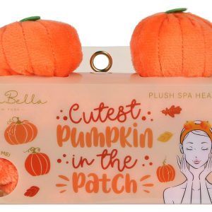 Harvest Pumpkin Plush Spa Headband