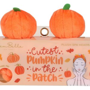 Harvest Pumpkin Plush Spa Headband