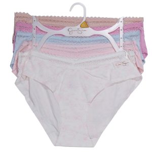 Women's 5 Pk Lace Trim Panties