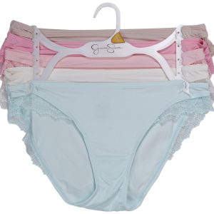 Women's 5 Pk Lace Trim Bikini Panties