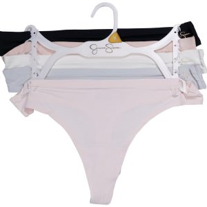 Women's 5 Pk Laser Cut Thong Panties