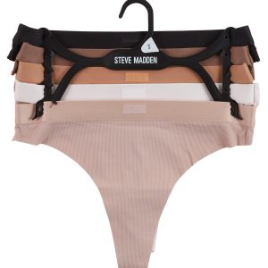 Juniors 5 Pk Thong Panties