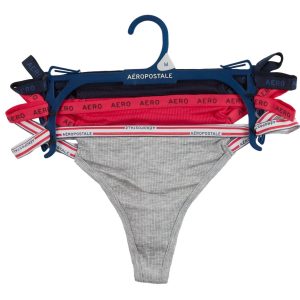 Juniors 3 Pk Thong Panties