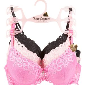 Juniors 3 Pk Lace Bras