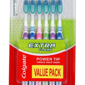 6 Pk Medium Toothbrushes