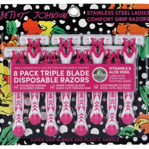 8 Pk Triple Blade Disposable Razors