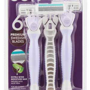 6 Pk Swedish Blades Disposable Razors