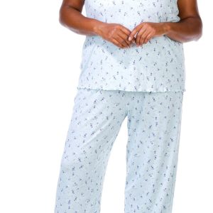 Women's Plus 2 Pc Pajama Pants Set