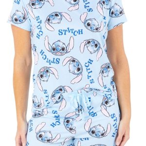 Women's 2 Pc Stitch Pajama Set