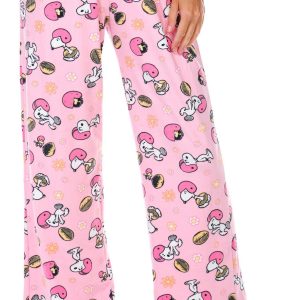 Women's Snoopy Football Pajama Pants