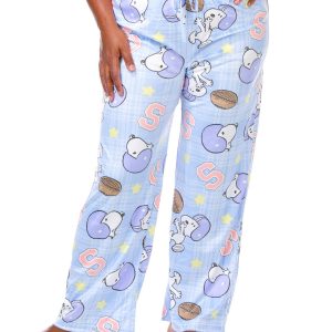 Women's Plus Snoopy Football Pajama Pants