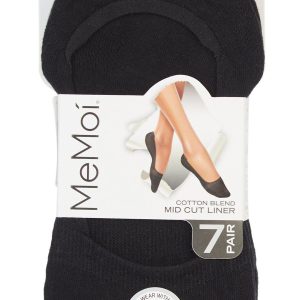 Women's 7 Pk Mid-Cut Liner Socks
