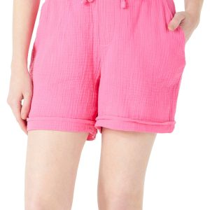 Women's Solid Pull On Shorts