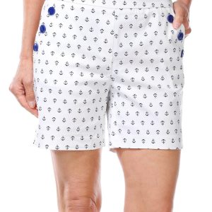 Women's Anchor Print Shorts