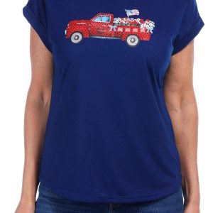 Women's Americana Farmtruck Graphic Top