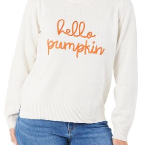 Women's Hello Pumpkin Knit Sweater