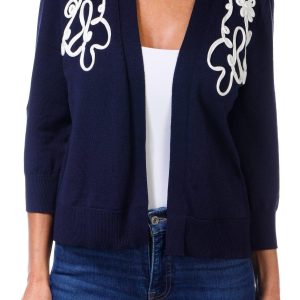 Women's Solid Open Front Sweater