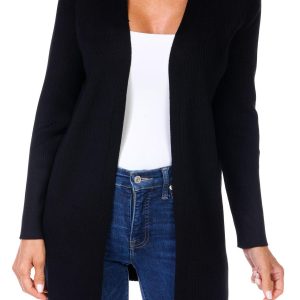 Women's Solid Open Front Cardigan