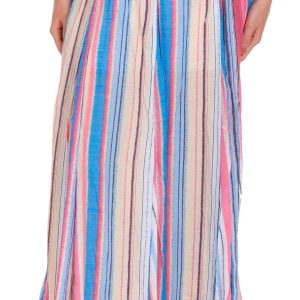Women's Stripe Print Skirt