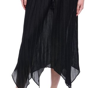 Women's Solid Pleated Skirt
