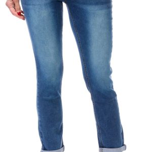 Women's Solid Denim Capris