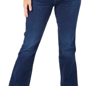 Women's Solid Boot Cut Jeans