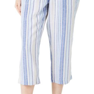 Women's Stripe Print Capris