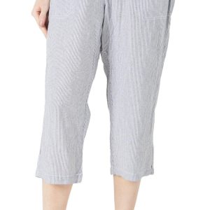 Women's Stripe Print Capris