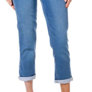 Women's Solid Denim Capris