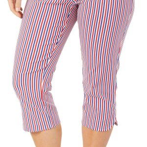 Women's Stripe Print Capris