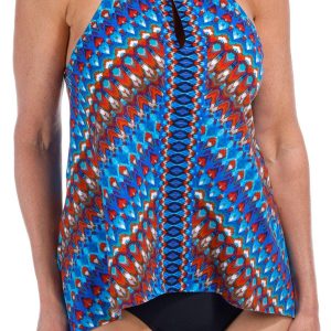 Women's 2 Pc Tankini Swimsuit Set