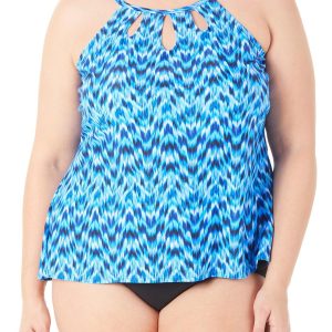 Women's 2 Pc Tankini Swimsuit Set