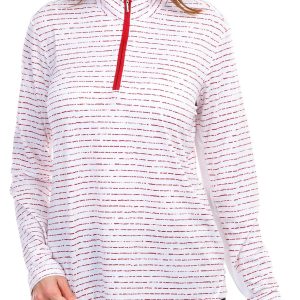 Women's Active Stripe Pullover Top