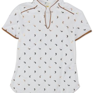 Women's Active Metallic Print Top