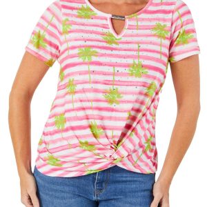 Women's Palm Print Top