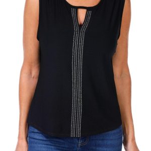 Women's Sleeveless Studded Top